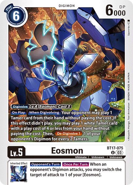 Eosmon [BT17-075] - BT17-075 [Secret Crisis] | The Time Vault CA