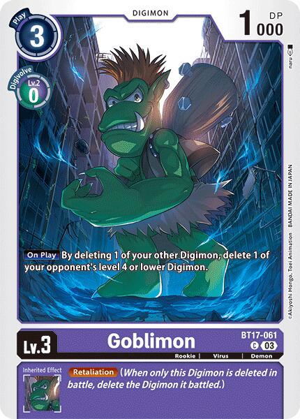 Goblimon [BT17-061] [Secret Crisis] | The Time Vault CA