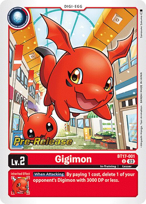 Gigimon [BT17-001] [Secret Crisis Pre-Release Cards] | The Time Vault CA