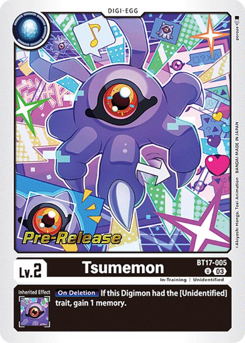 Tsumemon [BT17-005] [Secret Crisis Pre-Release Cards] | The Time Vault CA