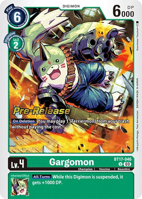 Gargomon [BT17-046] [Secret Crisis Pre-Release Cards] | The Time Vault CA