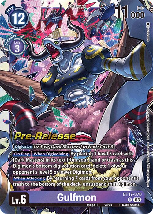 Gulfmon [BT17-070] [Secret Crisis Pre-Release Cards] | The Time Vault CA