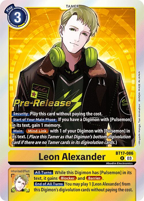 Leon Alexander [BT17-086] [Secret Crisis Pre-Release Cards] | The Time Vault CA