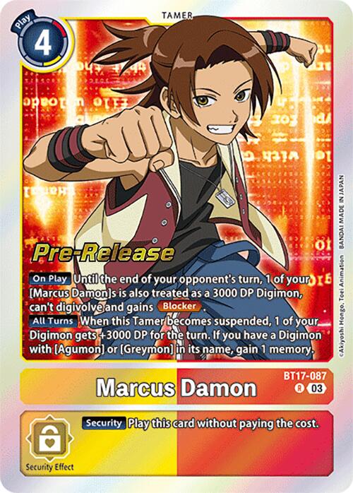 Marcus Damon [BT17-087] [Secret Crisis Pre-Release Cards] | The Time Vault CA