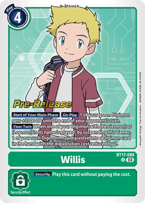 Willis [BT17-088] [Secret Crisis Pre-Release Cards] | The Time Vault CA