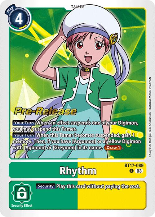 Rhythm [BT17-089] [Secret Crisis Pre-Release Cards] | The Time Vault CA