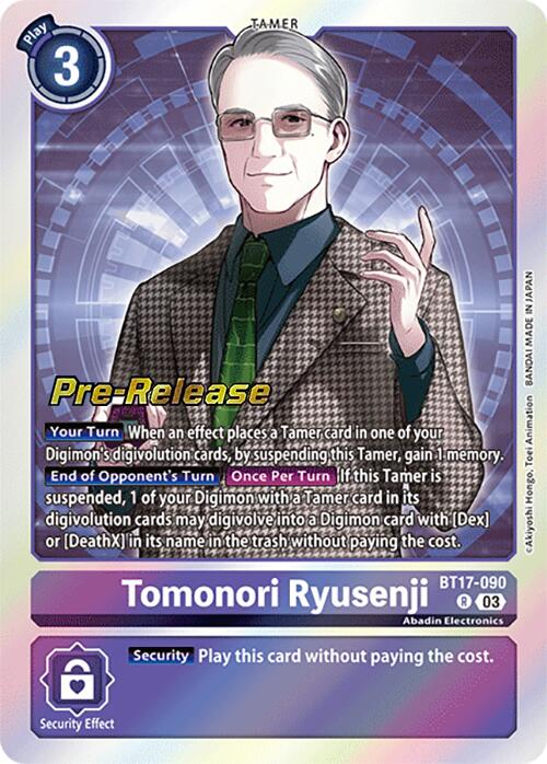 Tomonori Ryusenji [BT17-090] [Secret Crisis Pre-Release Cards] | The Time Vault CA