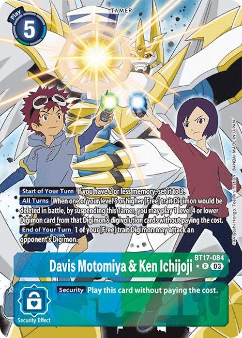 Davis Motomiya & Ken Ichijoji [BT17-084] (Alternate Art) [Secret Crisis] | The Time Vault CA