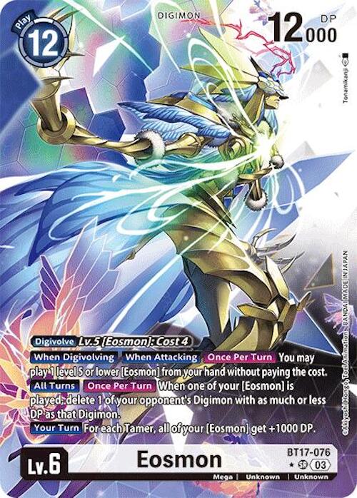 Eosmon [BT17-076] - BT17-076 (Alternate Art) [Secret Crisis] | The Time Vault CA