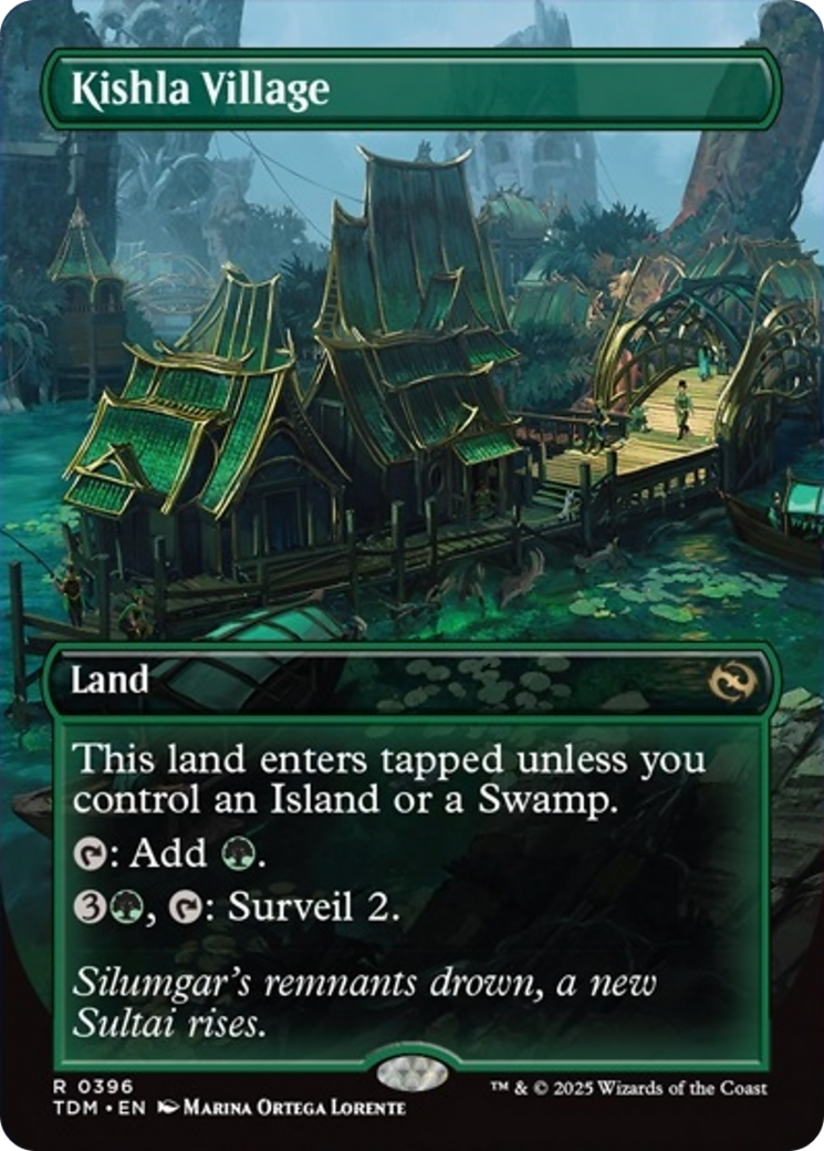 Kishla Village (Borderless) [Tarkir: Dragonstorm] | The Time Vault CA