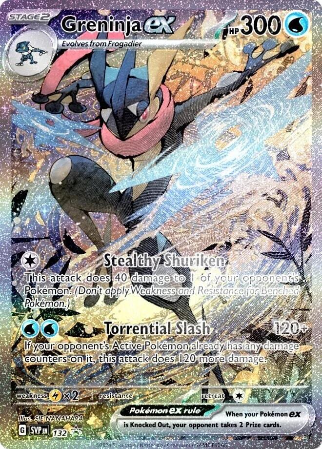 Greninja ex (132) [Scarlet & Violet: Black Star Promos] | The Time Vault CA