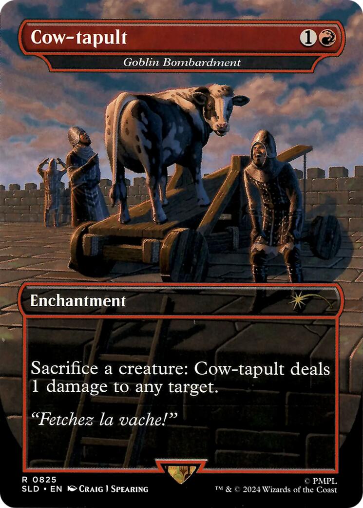 Cow-tapult - Goblin Bombardment [Secret Lair Drop Series] | The Time Vault CA