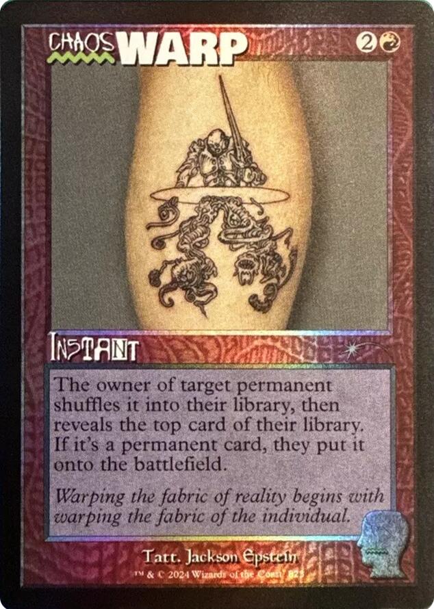 Chaos Warp (Rainbow Foil) [Secret Lair Drop Series] | The Time Vault CA