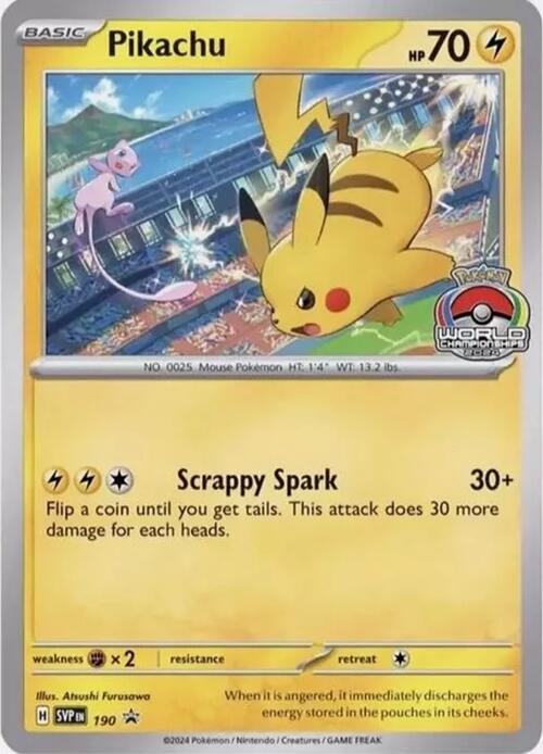 Pikachu (190) [Scarlet & Violet: Black Star Promos] | The Time Vault CA