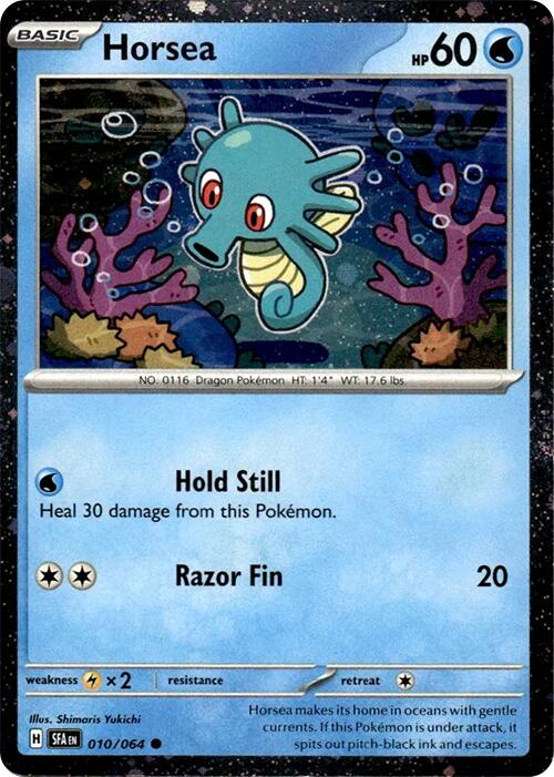 Horsea (010/064) (Cosmos Holo) [Miscellaneous Cards] | The Time Vault CA