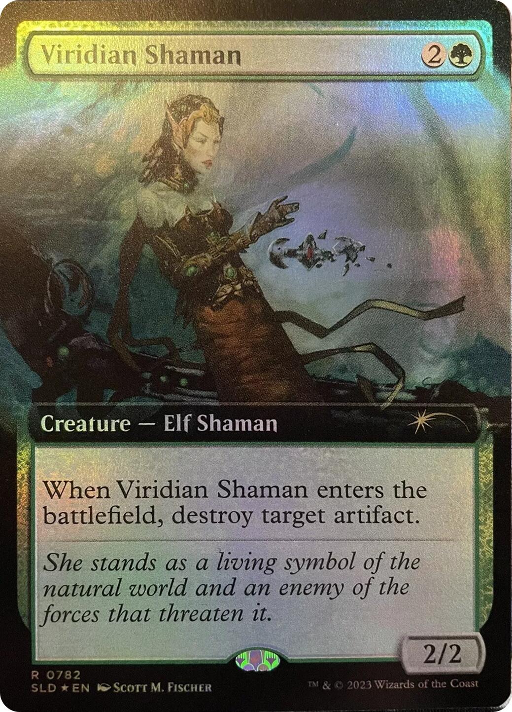 Viridian Shaman (Extended Art) [Secret Lair Drop Series] | The Time Vault CA