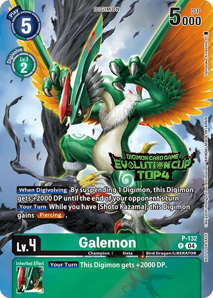 Galemon [P-132] (2024 Evolution Cup Top 4) [Promotional Cards] | The Time Vault CA