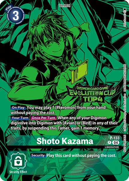 Shoto Kazama [P-133] (2024 Evolution Cup Top 4) [Promotional Cards] | The Time Vault CA