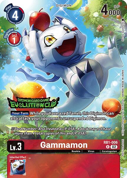 Gammamon [RB1-006] (2024 Evolution Cup) [Resurgence Booster] | The Time Vault CA