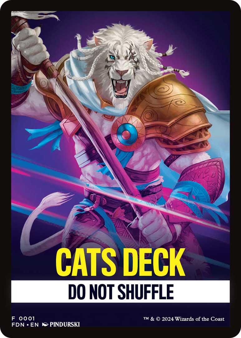 Cats Deck Theme Card [Foundations Tokens] | The Time Vault CA