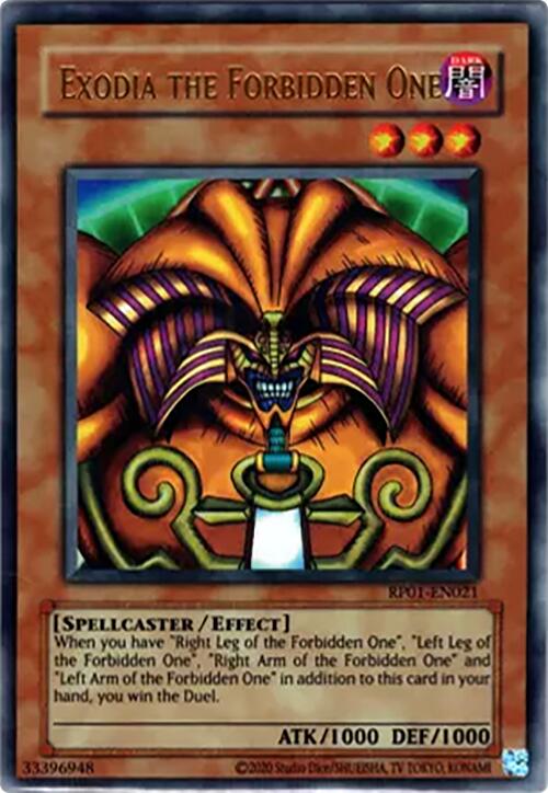 Exodia the Forbidden One [RP01-EN021] Ultra Rare | The Time Vault CA