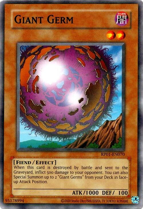 Giant Germ [RP01-EN070] Common | The Time Vault CA