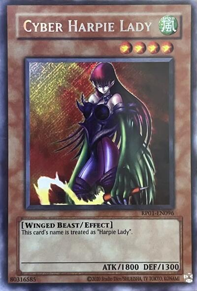 Cyber Harpie Lady [RP01-EN096] Secret Rare | The Time Vault CA