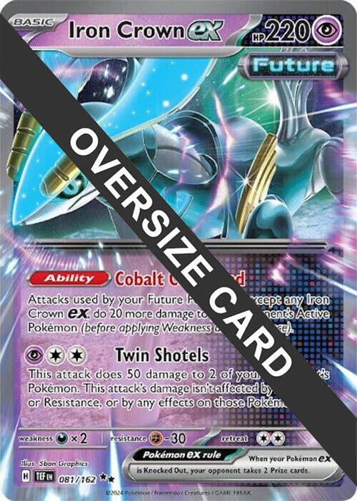 Iron Crown ex (081) (Jumbo Card) [Scarlet & Violet: Black Star Promos] | The Time Vault CA