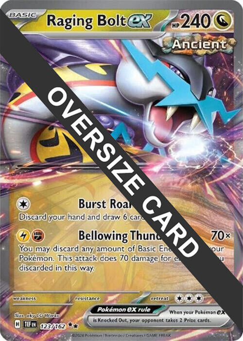 Raging Bolt ex (123) (Jumbo Card) [Scarlet & Violet: Black Star Promos] | The Time Vault CA