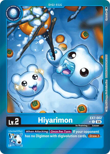 Hiyarimon [EX7-002] (Foil) [Digimon LIBERATOR] | The Time Vault CA