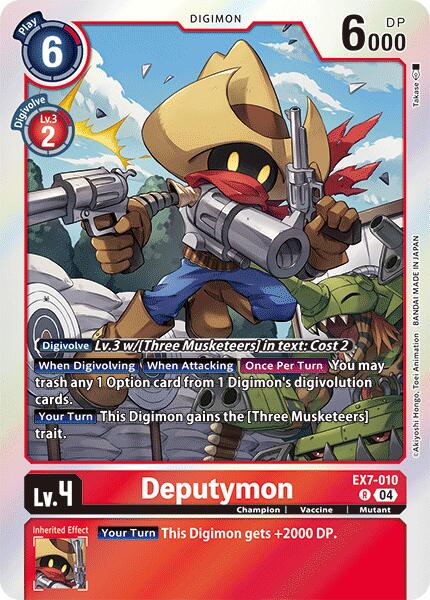 Deputymon [EX7-010] [Digimon LIBERATOR] | The Time Vault CA