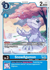 SnowAgumon [EX7-017] [Digimon LIBERATOR] | The Time Vault CA