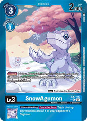 SnowAgumon [EX7-017] (Foil) [Digimon LIBERATOR] | The Time Vault CA