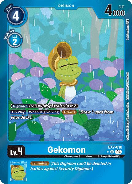 Gekomon [EX7-018] (Foil) [Digimon LIBERATOR] | The Time Vault CA