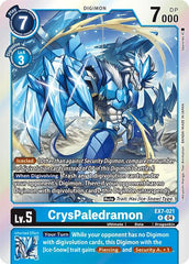 CrysPaledramon [EX7-021] [Digimon LIBERATOR] | The Time Vault CA