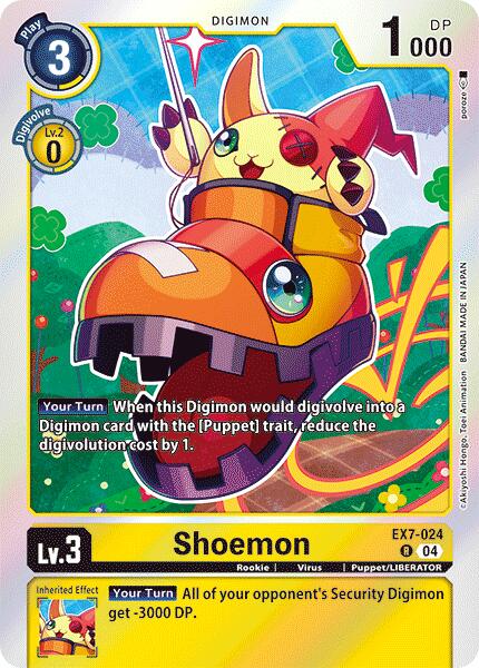 Shoemon [EX7-024] [Digimon LIBERATOR] | The Time Vault CA