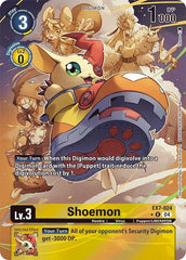 Shoemon [EX7-024] (Alternate Art) [Digimon LIBERATOR] | The Time Vault CA