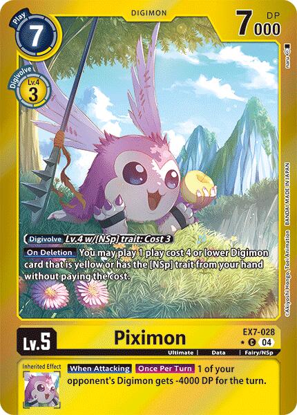 Piximon [EX7-028] (Foil) [Digimon LIBERATOR] | The Time Vault CA