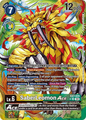 SaberLeomon ACE [EX7-029] (Alternate Art) [Digimon LIBERATOR] | The Time Vault CA