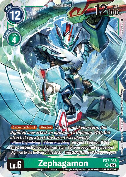 Zephagamon [EX7-036] [Digimon LIBERATOR] | The Time Vault CA