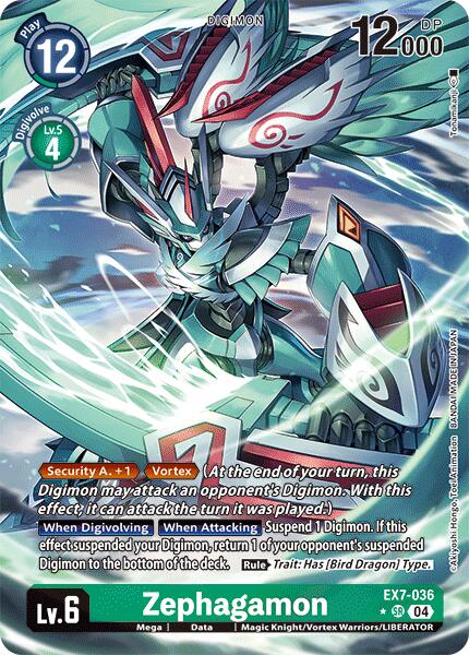 Zephagamon [EX7-036] (Alternate Art) [Digimon LIBERATOR] | The Time Vault CA