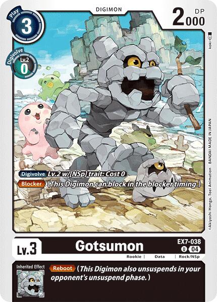 Gotsumon [EX7-038] [Digimon LIBERATOR] | The Time Vault CA