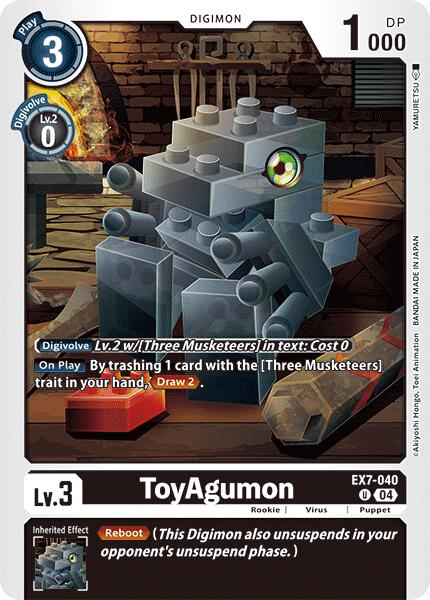 ToyAgumon [EX7-040] - EX7-040 [Digimon LIBERATOR] | The Time Vault CA