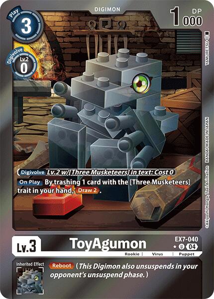 ToyAgumon [EX7-040] - EX7-040 (Foil) [Digimon LIBERATOR] | The Time Vault CA