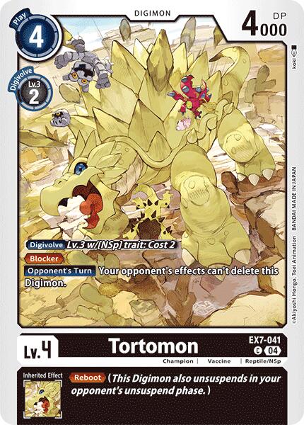 Tortomon [EX7-041] [Digimon LIBERATOR] | The Time Vault CA