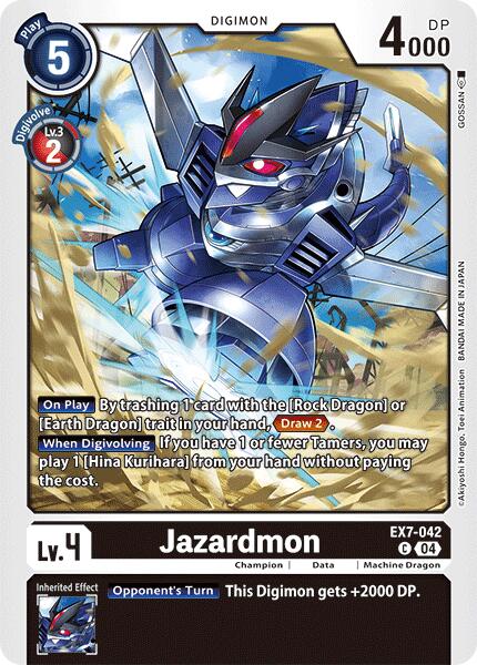 Jazardmon [EX7-042] [Digimon LIBERATOR] | The Time Vault CA