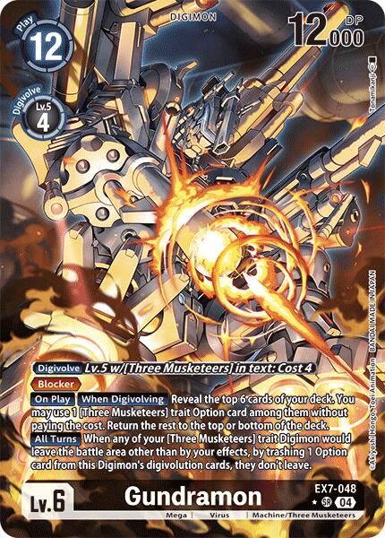 Gundramon [EX7-048] (Alternate Art) [Digimon LIBERATOR] | The Time Vault CA