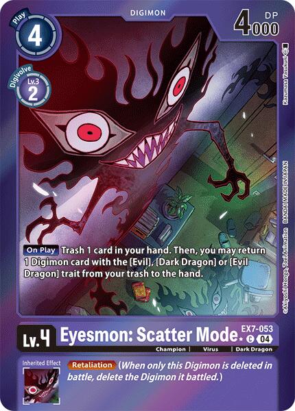 Eyesmon: Scatter Mode [EX7-053] (Foil) [Digimon LIBERATOR] | The Time Vault CA