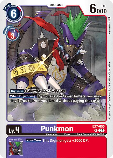 Punkmon [EX7-055] [Digimon LIBERATOR] | The Time Vault CA