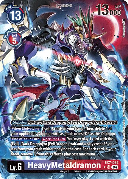 HeavyMetaldramon [EX7-062] (Alternate Art) [Digimon LIBERATOR] | The Time Vault CA